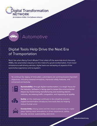 Automotive: Digital Tools Help Drive the Next Era of Transportation